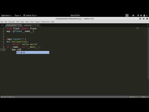 flask python web framework trailer