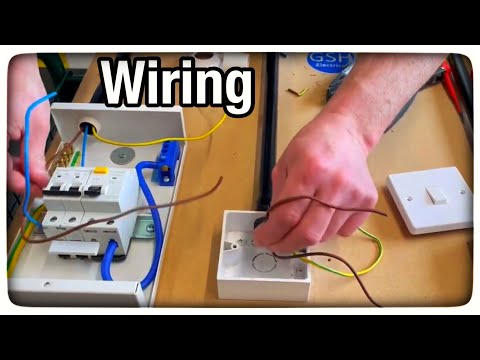 Wiring PVC Singles in Conduit - 1 Way Switched Lighting Circuit Explained - Loop In Method