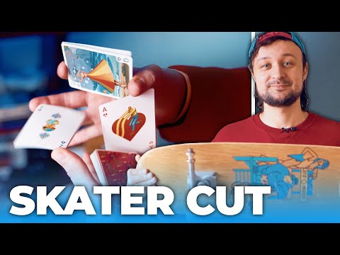 Learn most SATISFYING cardistry move: SKATER CUT