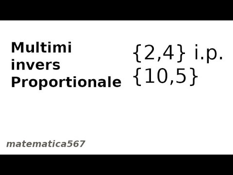 Multimi invers proportionale