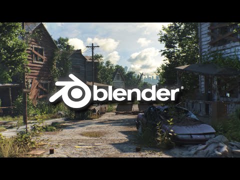 How I made this Abandoned Suburb in Blender