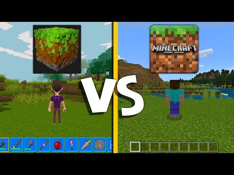 REALMCRAFT 3D VS MINECRAFT POCKET EDITION! MCPE ПРОТИВ REALMCRAFT 3D! КАКАЯ ИГРА ЛУЧШЕ?