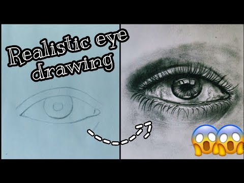 How to draw Realistic Eye | Debolina Drawings