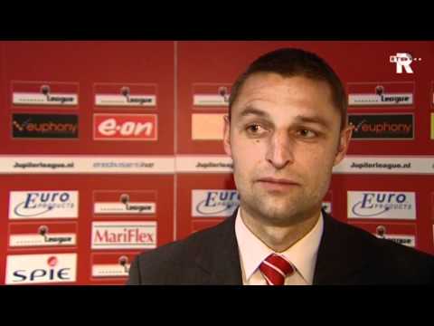 Sparta-trainer Michel Vonk na de winst op Cambuur (2-0)