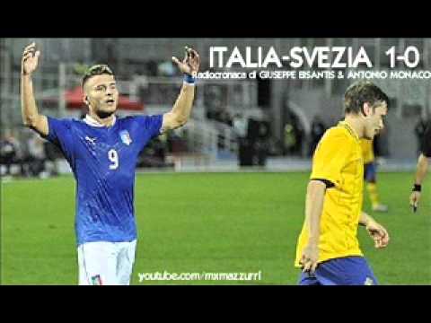 U21 - Italia-Svezia 1-0, radiocronaca di Giuseppe Bisantis & Antonio Monaco - Playoff Andata