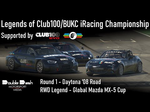 2021 Legends of Club100 / BUKC iRacing Championship - Round 1 - Daytona '08 Road Course