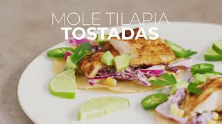 Hy-Vee Mole Tilapia Tostadas | Hy-Vee Seasons