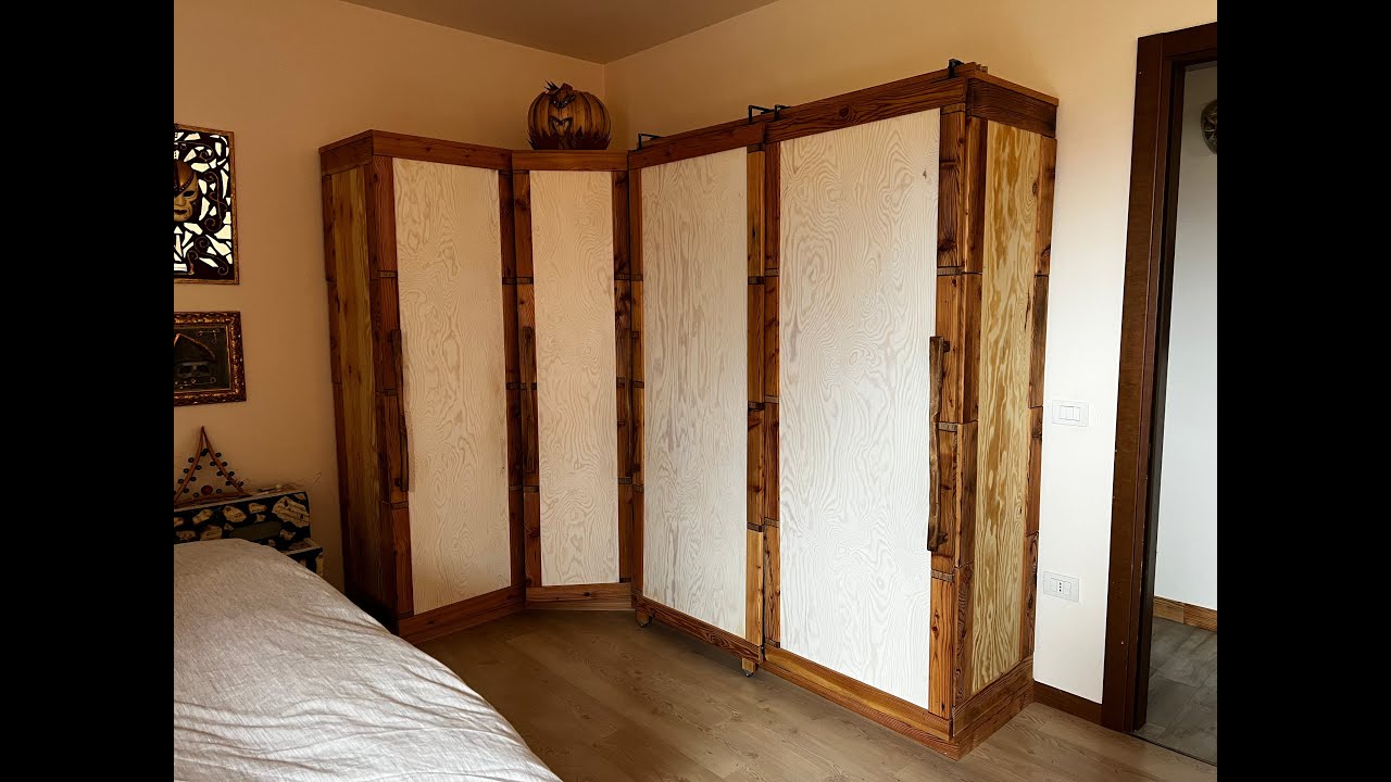 ARMADIO AD ANGOLO ( camera da letto parte 2 )