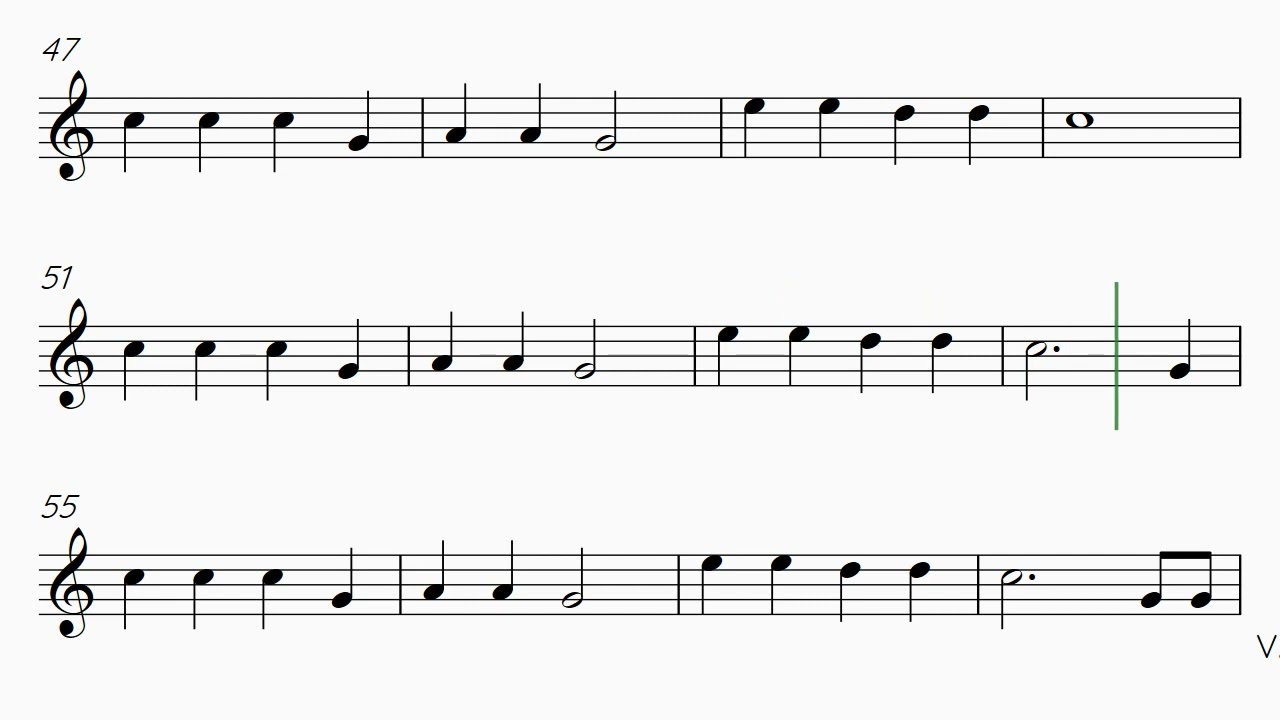 Old Mac Donald Had A Farm - Sheet Music to Flute Beginners