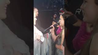 12 yr old Victoria Anthony sings for Pink - Vancouver, BC