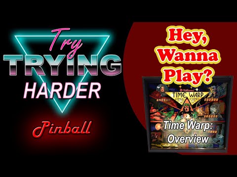 TTH Pinball #1: Williams Time Warp Overview #pinball #pinballmachine #pinballlife #vlogger #vlogging
