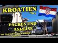 Kroatien Vorbereitung Anreise I Insel Rab Wir Müssen Auf Die Fähre Mit Dem Wohnwagen