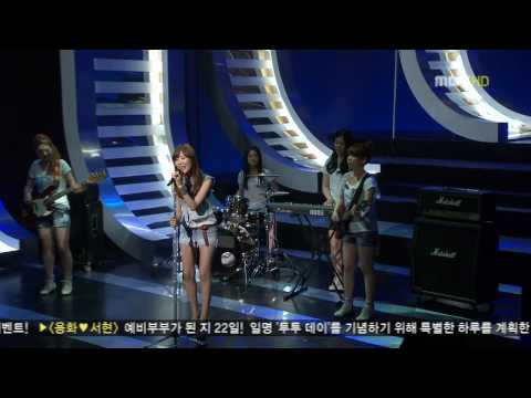 [720p HD][100529] Davichi - Time Please Stop @ Music Core Live