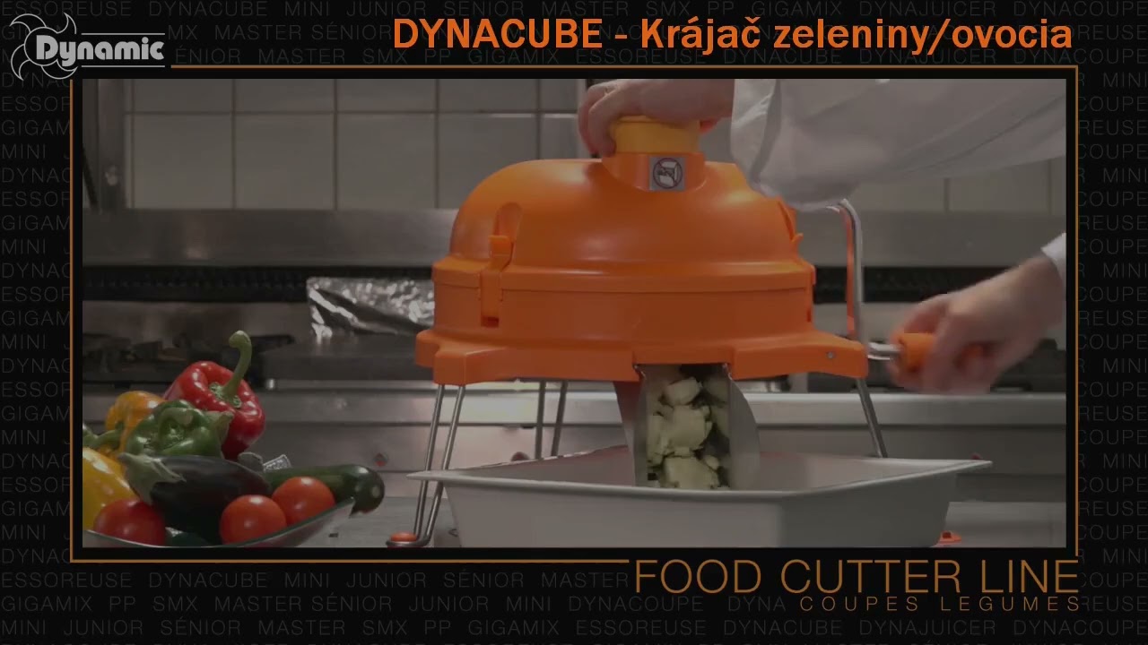 Krájač zeleniny DYNACUBE 10x10 Video