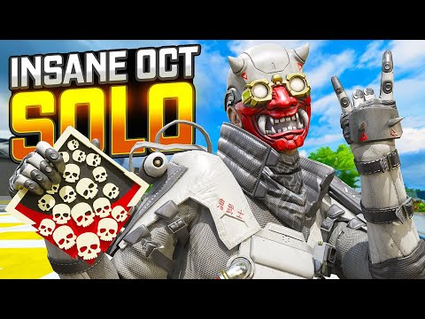 SOLO Octane INSANE 26 KILLS and 5,682 Damage Apex Legends