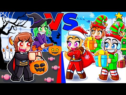 Halloween Vs Christmas In Roblox Rivals...