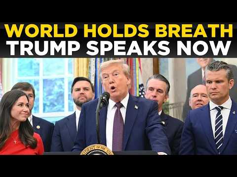 Trump Speech LIVE: Trump's Massive War Announcement ,Tensions Explode As World On Edge | US News