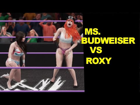 GLOW 1985 Ms. Budweiser w/Ms. Budweiser vs Roxy w/Poison - Knockout Match.