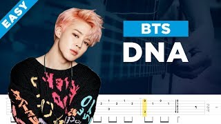 Video thumbnail of "🎸 BTS DNA acoustic guitar lesson, chords and tab"