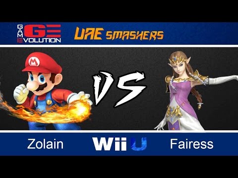 Game Evolution 2015 SSB4: Zolain (Mario) vs Fairess (Zelda) - LR3