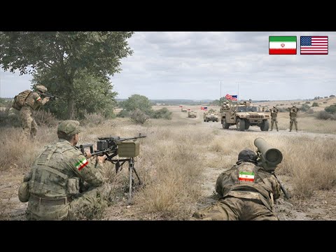 Iranian Defense Forces attacked US patrol vehicles and killed 5,000 combat troops