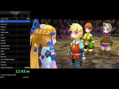 FF3 3D Remake [Steam] Any% speedrun in 4:32:47