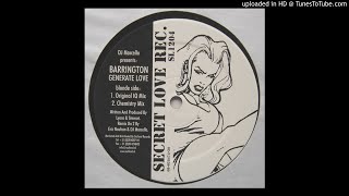 DJ Marcello presents: Barrington - Generate Love (Original IQ Mix) / (Chemistry Mix)