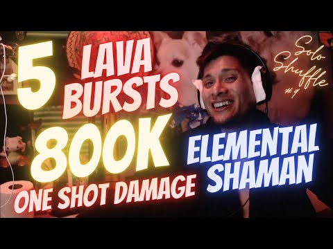 ELEMENTAL SHAMAN PVP 🔥 SOLO SHUFFLE ARENA 🔥 VOLCANIC SURGE 🔥 CRIT CAPTAIN PLANET BUILD 🔥 DF 10.1 🔥