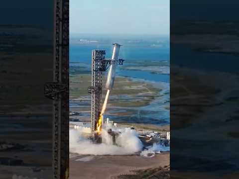WOW! Watch SpaceX Catch A Starship Booster In Air