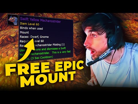 I DEATH ROLL for My Epic Mount in Classic Hardcore