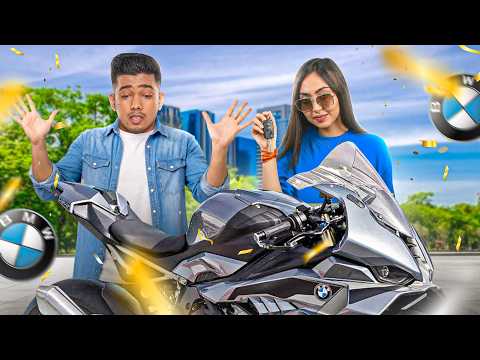 SHE GIFTED ME MY DREAM BIKE 🏍️😱