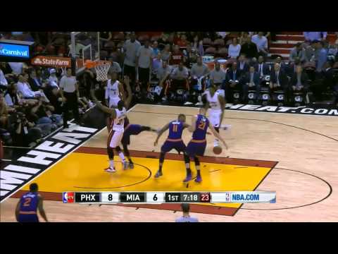 Alex Len 10 pts 11 rebs vs Heat 02.03.15