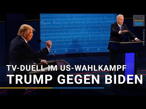 TV-Duell im US-Wahlkampf - Donald Trump gegen Joe Biden
