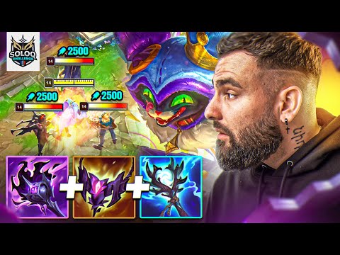 1V9 AVEC SHACO AP BURST - SOLOQ CHALLENGE