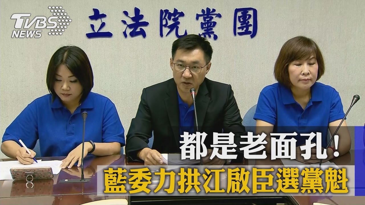 都是老面孔! 藍委力拱江啟臣選黨魁