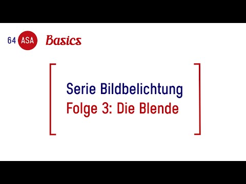 Analoge Fotografie: Bildbelichtung 03 – Die Blende