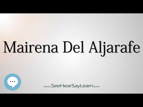 Mairena Del Aljarafe (How to Pronounce Cities of the World)💬⭐🌍✅