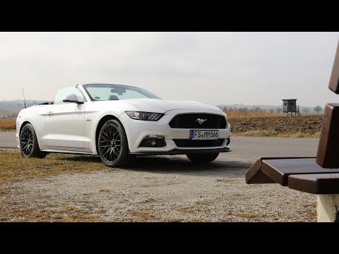 Ford Mustang GT Cabrio 5.0 V8 - Drive & Sound