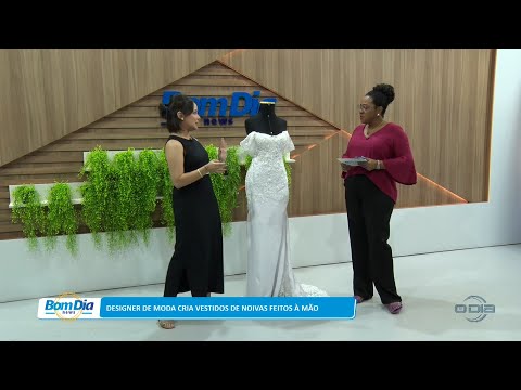 Designer de moda cria vestidos de noivas feitos à mão 05 01 2023