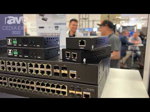 CEDIA Expo 22: J-Tech Digital Talks About Zenty AV-Over-IP PoE Switches, Encoders/Decoders, More