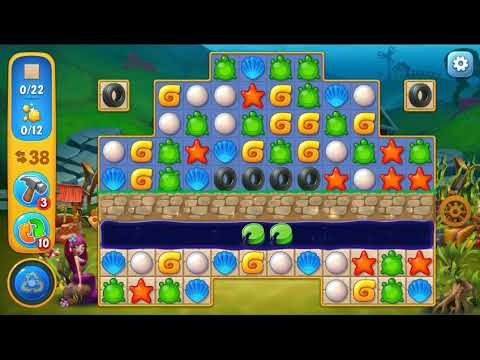 Fishdom HARD level 769 Gameplay (iOS Android)