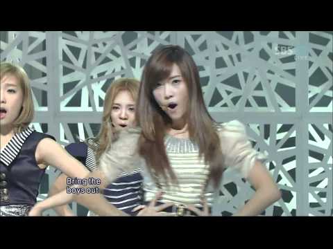 SNSD - The Boys at Inkigayo (HD)