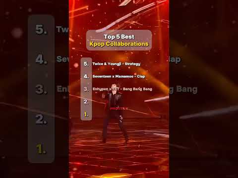 Top 5 Best Kpop Collaborations #straykids #twice #youngji #enhypen  #kpop #mamamoo #shortsviral