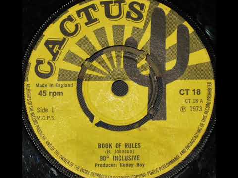 Honey Boy And 90° Inclusive   Book Of Rules