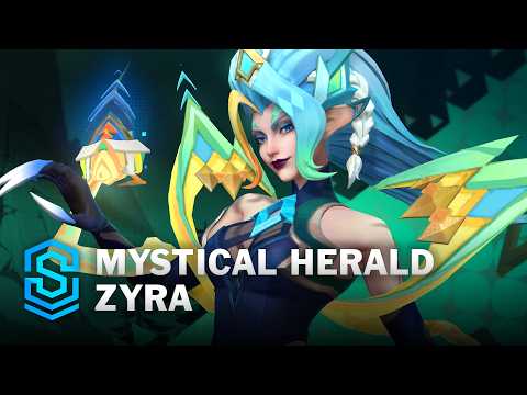 Mystical Herald Zyra Wild Rift Skin Spotlight