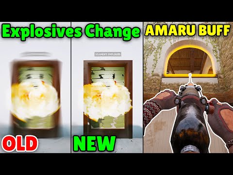 NEW Explosives Change & Amaru's Gadget BEST Buff Concept - Rainbow Six Siege