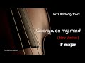 New Jazz Backing Track GEORGIA ON MY MIND F Jazz Standard LIVE Play Along Jazzing mp3 Ray Charles