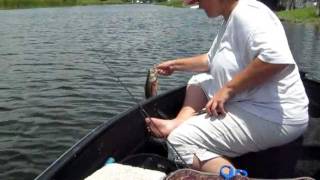 preview picture of video 'New Jon Boat Fishing 6-26-11'