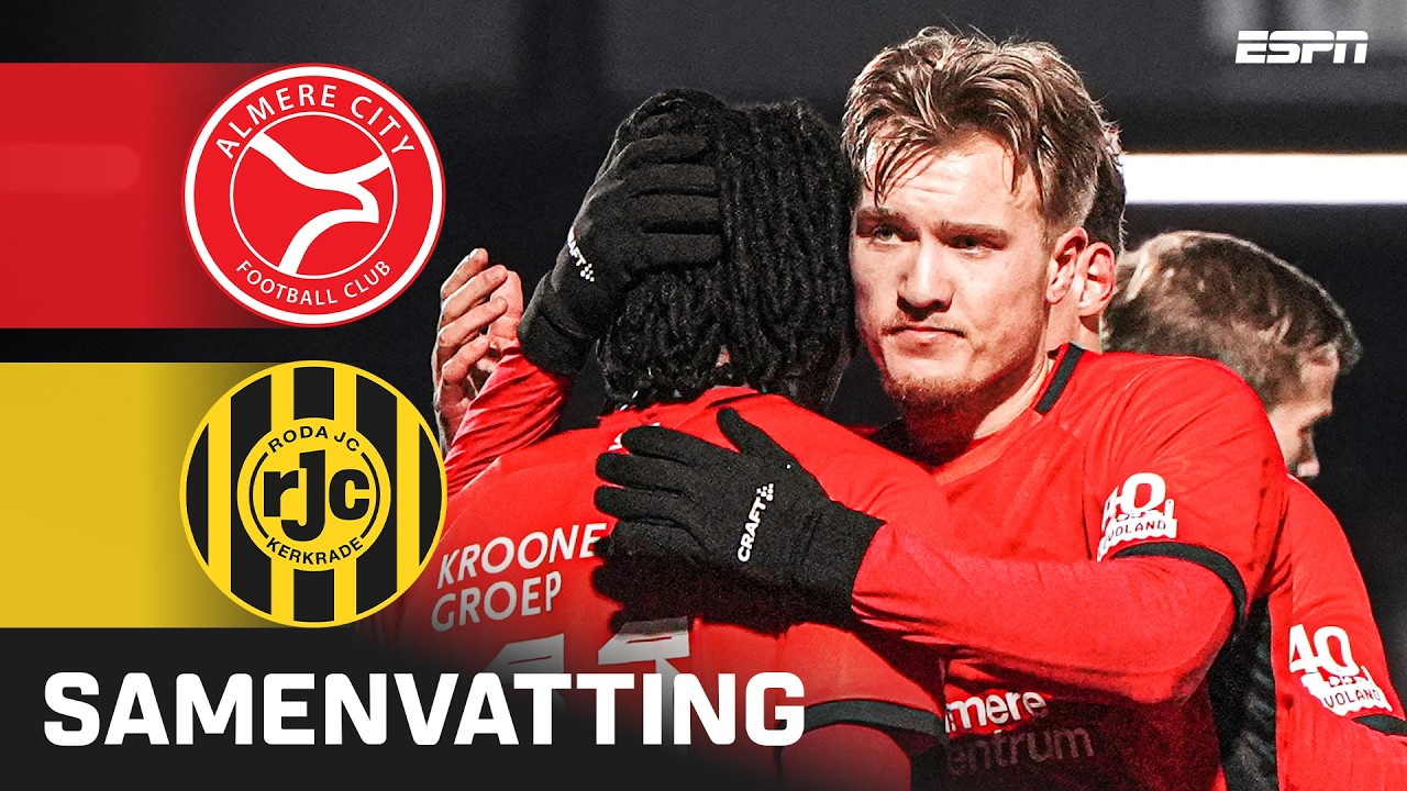Almere City vs Roda JC Kerkrade Highlights