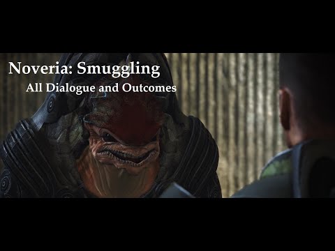 Smuggling - All Dialogue and Outcomes - Mass Effect 1: Legendary Edition